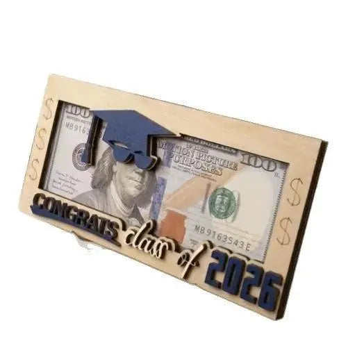 Unique Wooden Wallet Gift for Graduation and Birthdays by TED