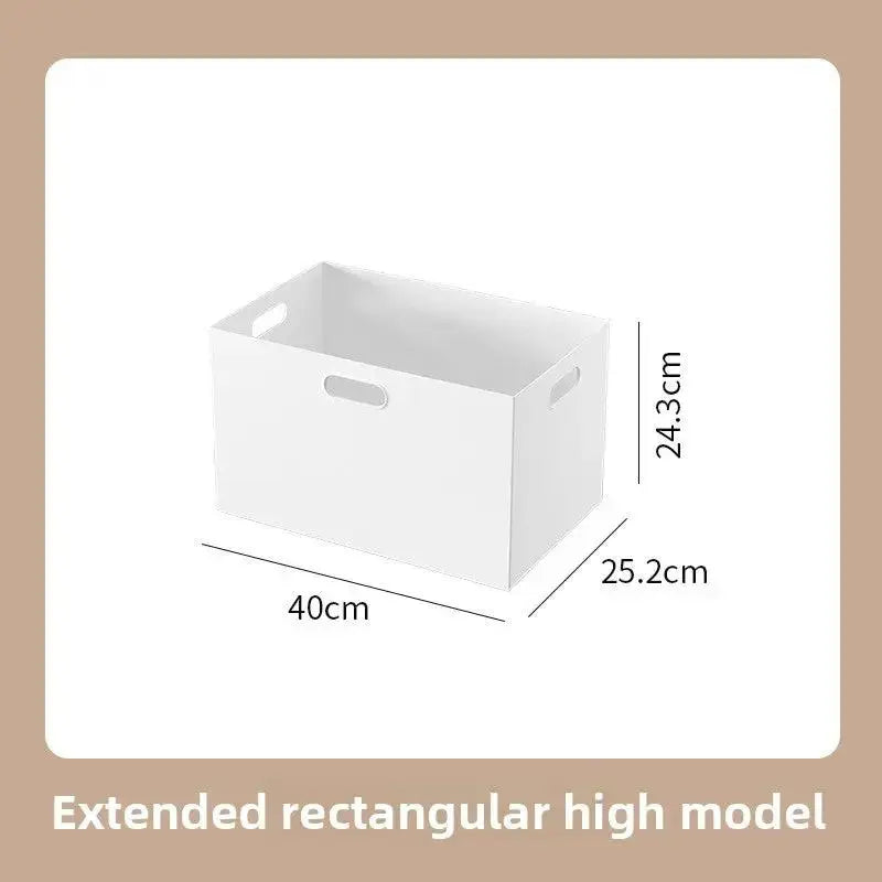 Stackable Plastic Storage Box with Lid | 12L Modular Home Organizer by TED
