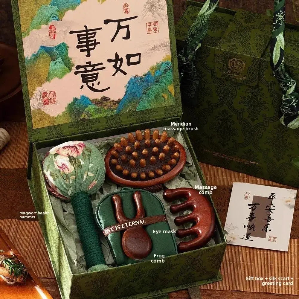 Oriental Beech Wood Wellness Gift Set for Relaxation by TED