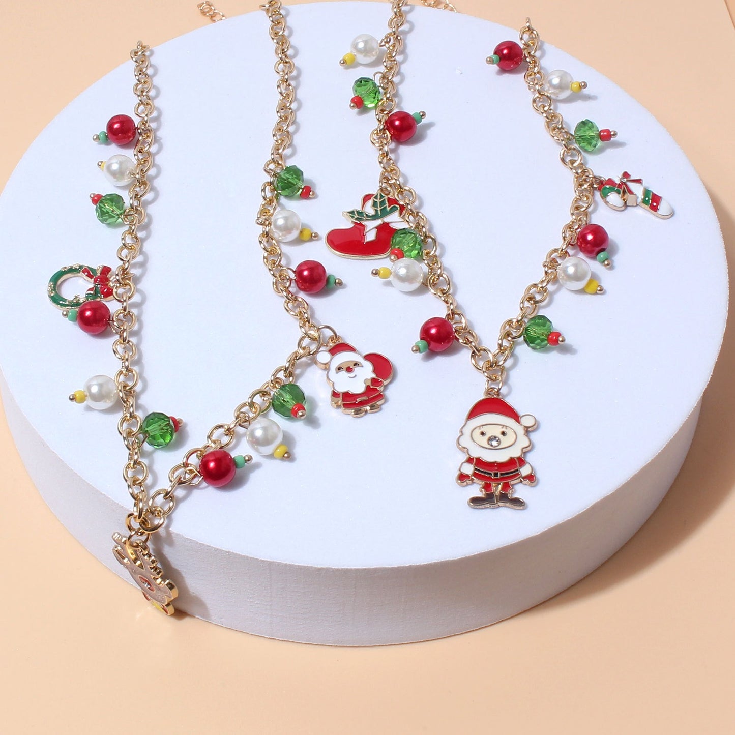 Festive Pearl Necklace for Holiday Parties and Gifts - Cherished Harbor Gifts