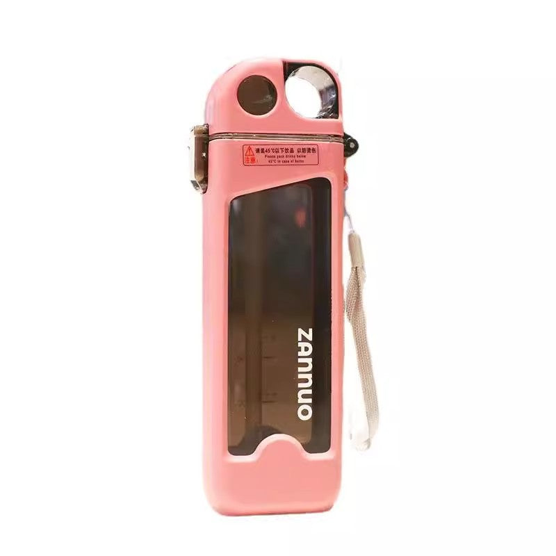 BPA-Free Kids Water Bottle with Straw and Carrying Strap - Cherished Harbor Gifts