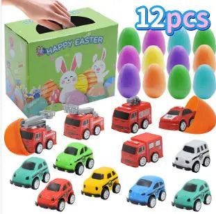 Easter Surprise Eggs with Hidden Toys for Children