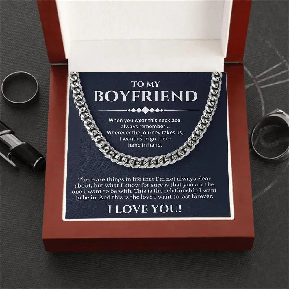 Men's Chain Necklace - 7mm Stainless Steel 23.6" Length by EPR