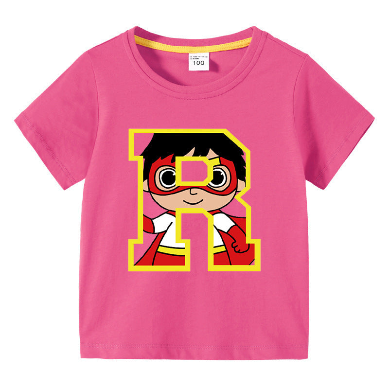 Cartoon T Shirts Kids - Unisex Cotton Summer Tee Ages 1-12 - Cherished Harbor Gifts