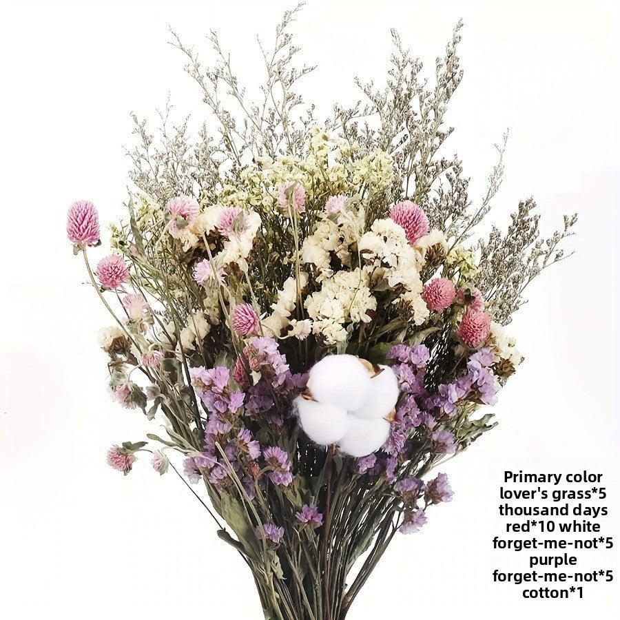 Natural Dried Flower Bouquet for Home and Wedding Decor - Cherished Harbor Gifts