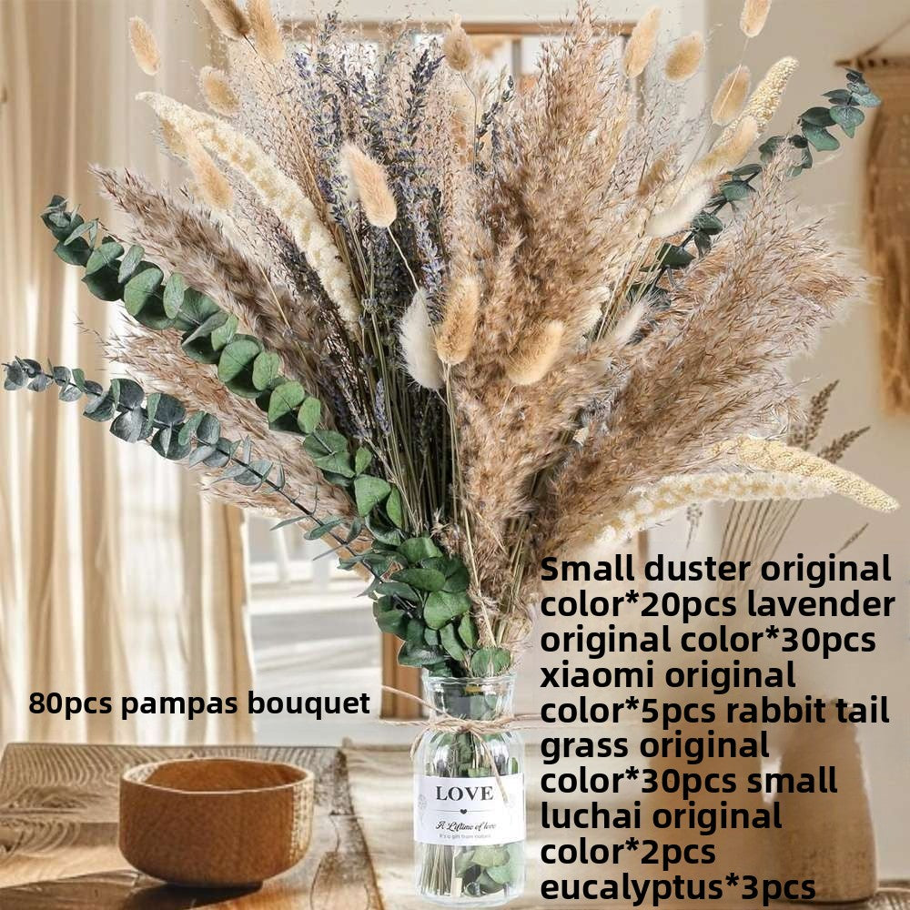 Natural Dried Flower Bouquet for Home and Wedding Decor - Cherished Harbor Gifts