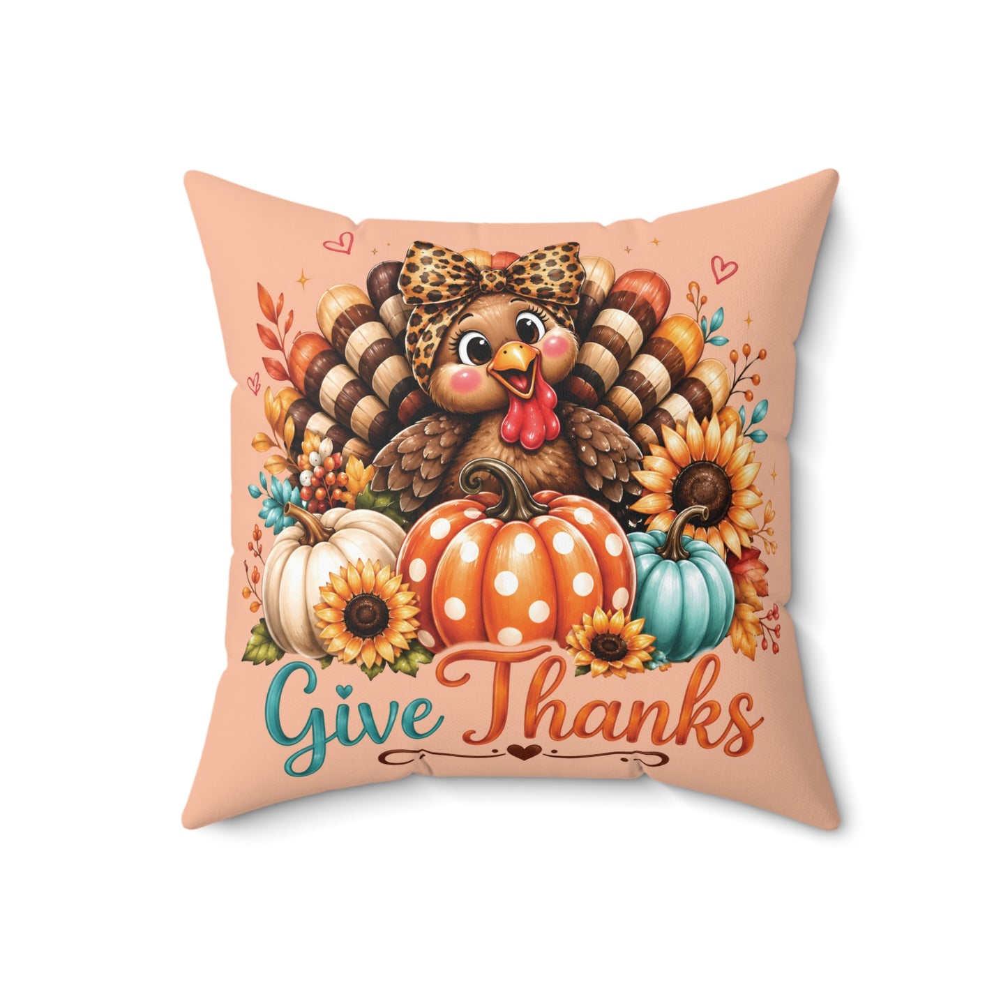 Thanksgiving Throw Pillow for Cozy Fall Home Decor - Cherished Harbor Gifts