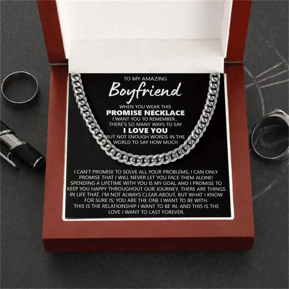Men's Chain Necklace - 7mm Stainless Steel 23.6" Length by EPR