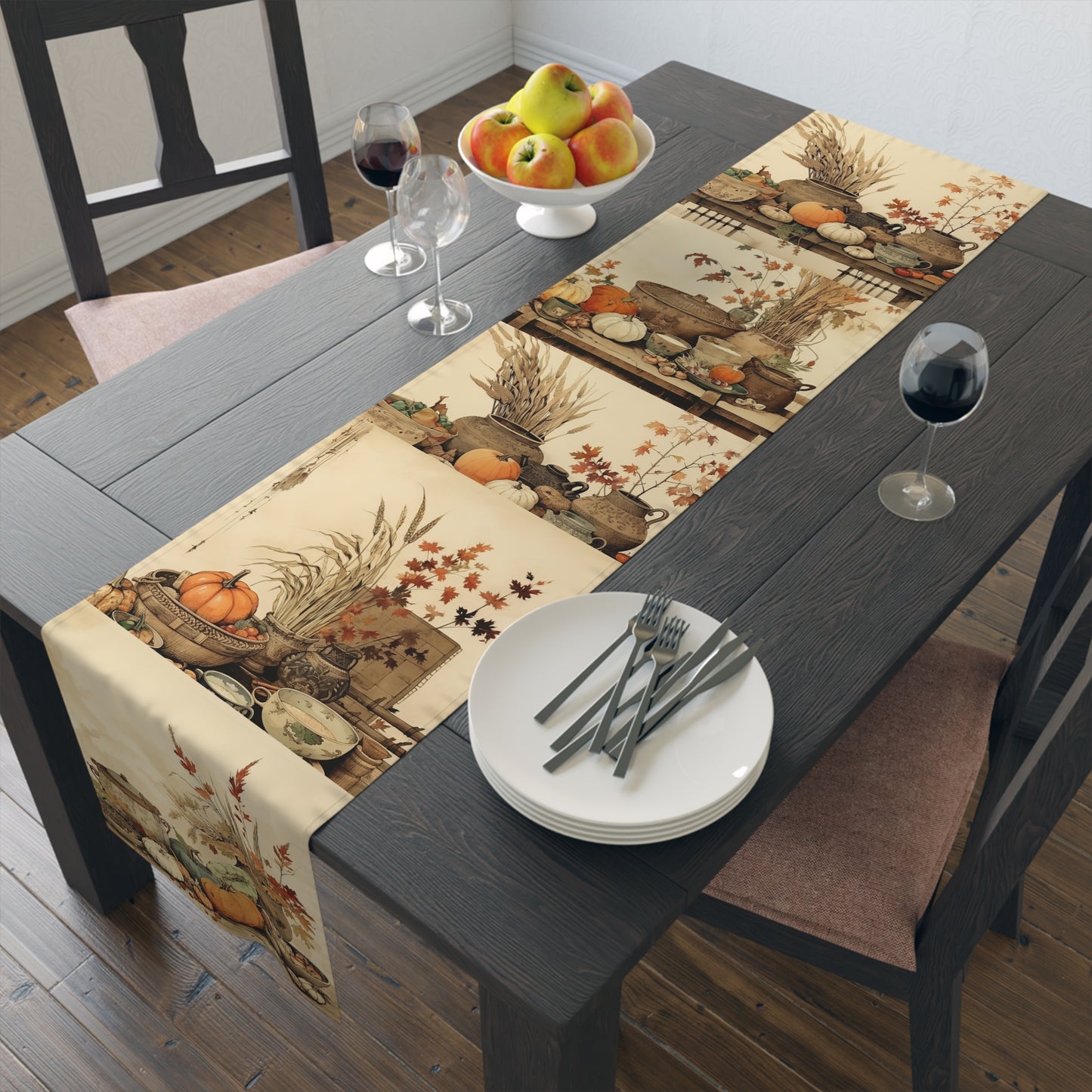 Vintage Pumpkin Thanksgiving Table Decor for Autumn Dining - Cherished Harbor Gifts