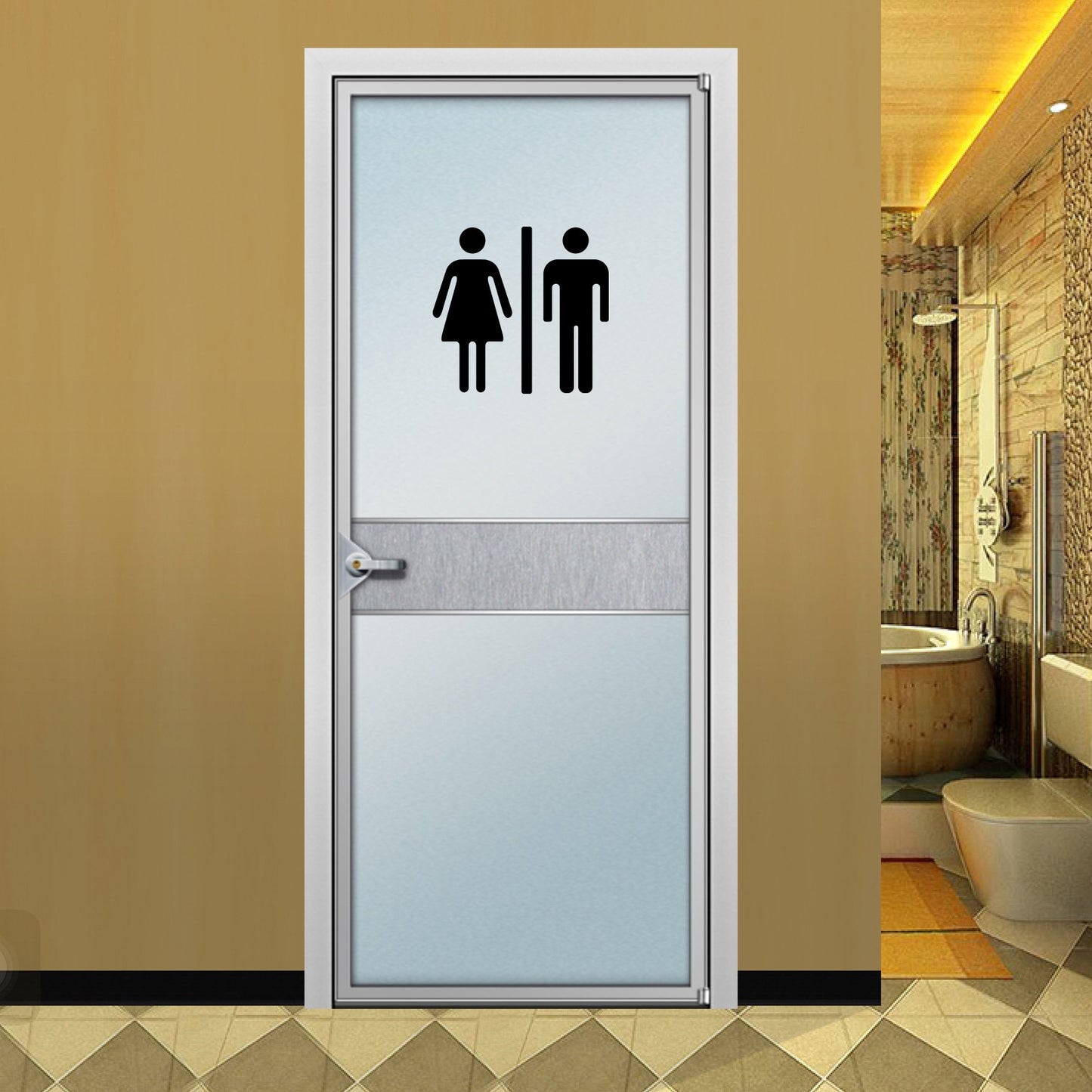 Funny Bathroom Wall Decal for Cute Bathroom Decor - Cherished Harbor Gifts
