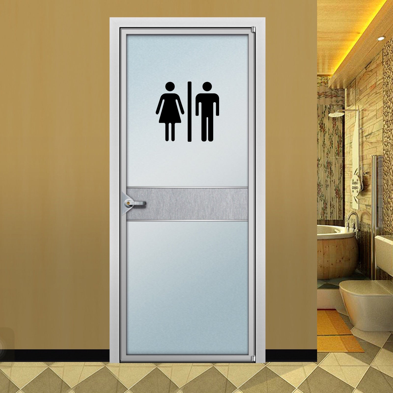 Funny Bathroom Wall Decal for Cute Bathroom Decor - Cherished Harbor Gifts
