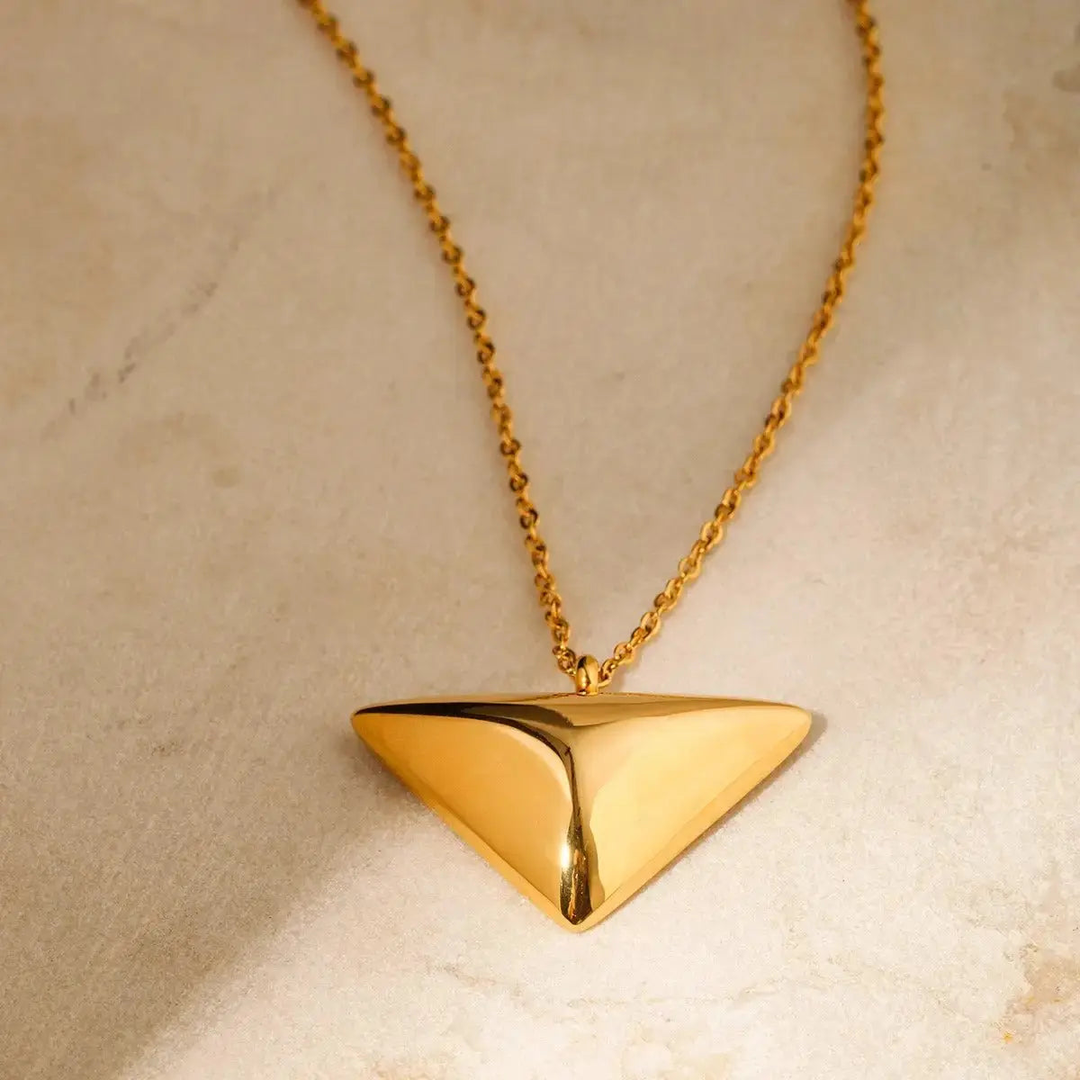 Triangle pendant necklace jewelry simple design jewelry by eprolo