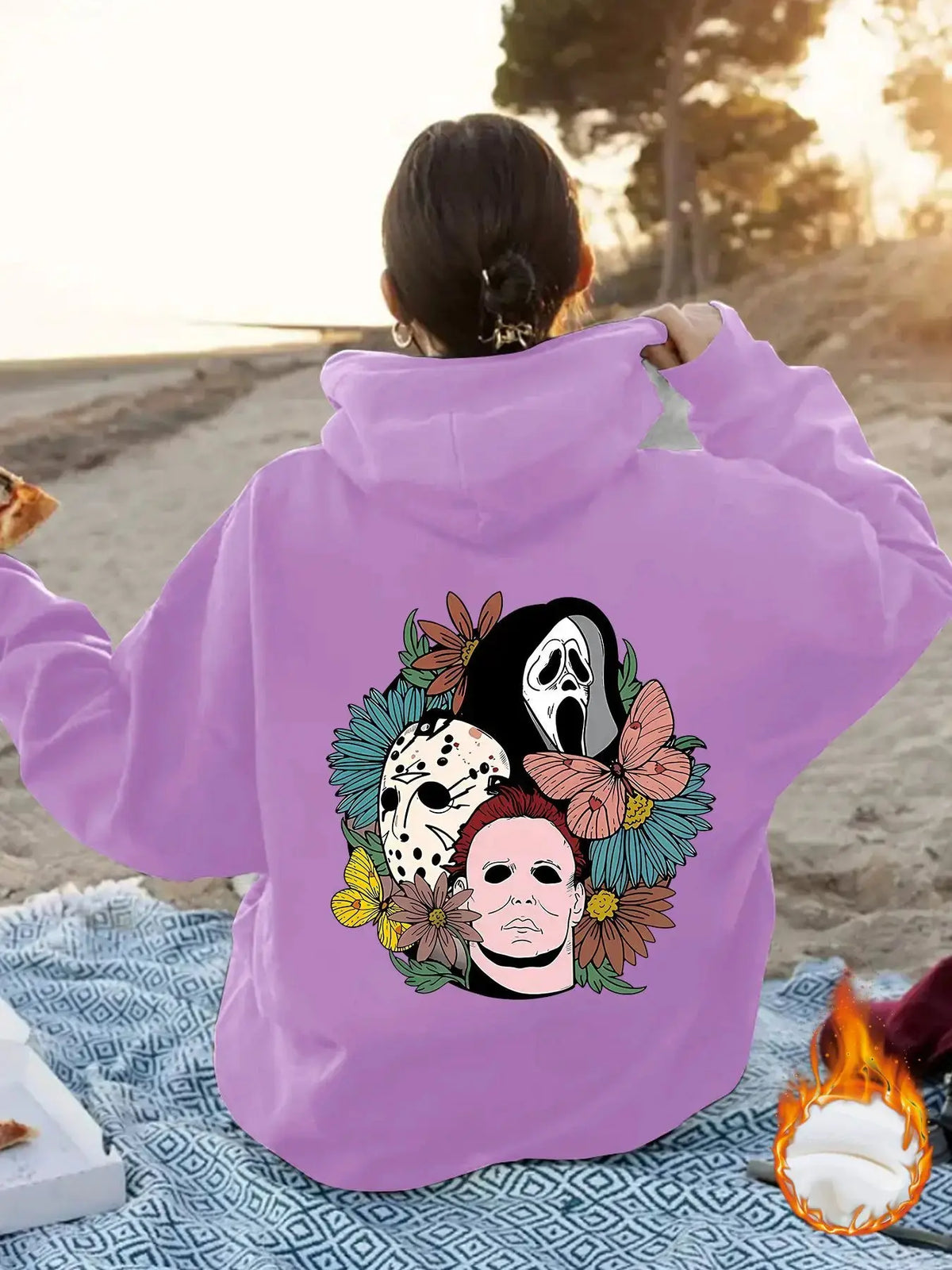 Women’s Cozy Halloween Gifts: Women’s Oversized Graphic Hoodie by EPR