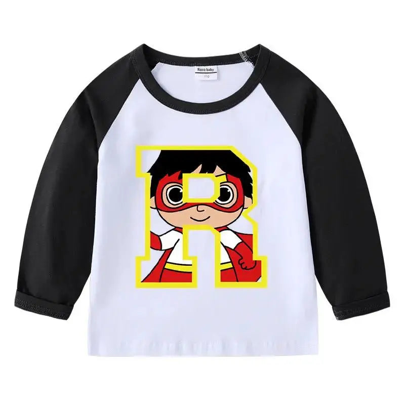Kids Cartoon Long Sleeve Shirt for Toddlers and Kids by EPR