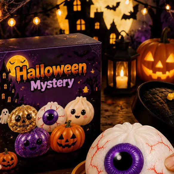 Halloween Stress Relief Toy - Ghost Squeeze Ball for Fun - Cherished Harbor Gifts