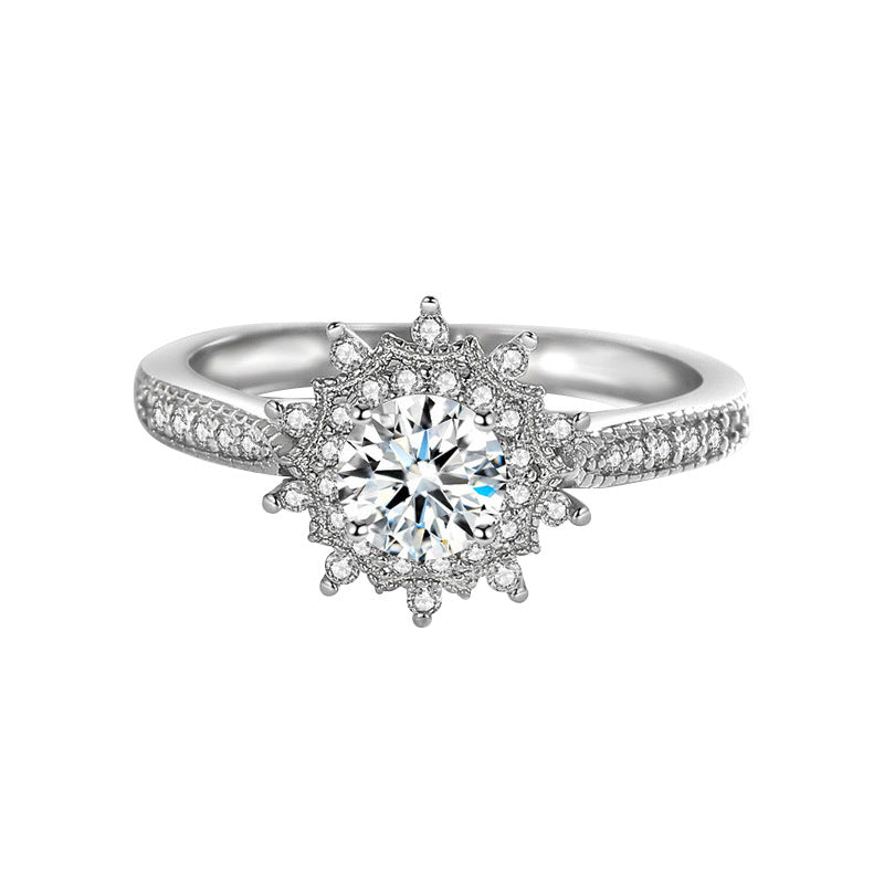 Adjustable Engagement Ring - Cubic Zirconia Promise Ring - Cherished Harbor Gifts