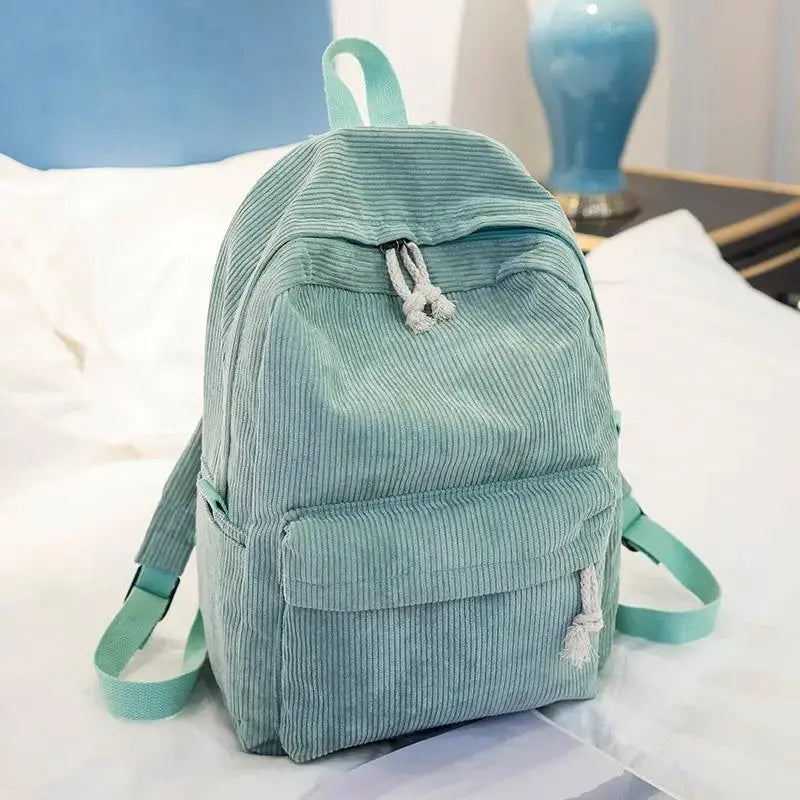 Personalized Embroidered Velvet Backpack | Custom Name School & Travel Bag by TED