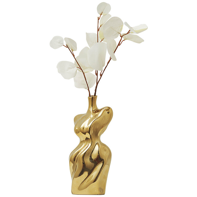 Abstract Woman Body Ceramic Vase modern body vase - Cherished Harbor Gifts