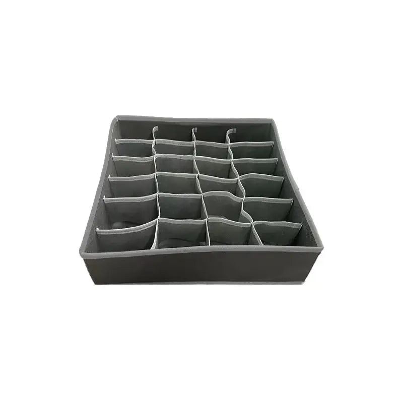 Large Fabric Drawer Organizer | 6-24 Grid Clothing & Sock Storage Box by TED