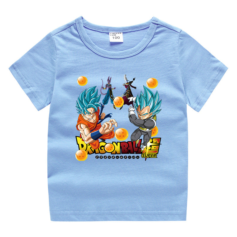 Unisex Kids Graphic Tee - Cartoon Animal Summer T-Shirt - Cherished Harbor Gifts