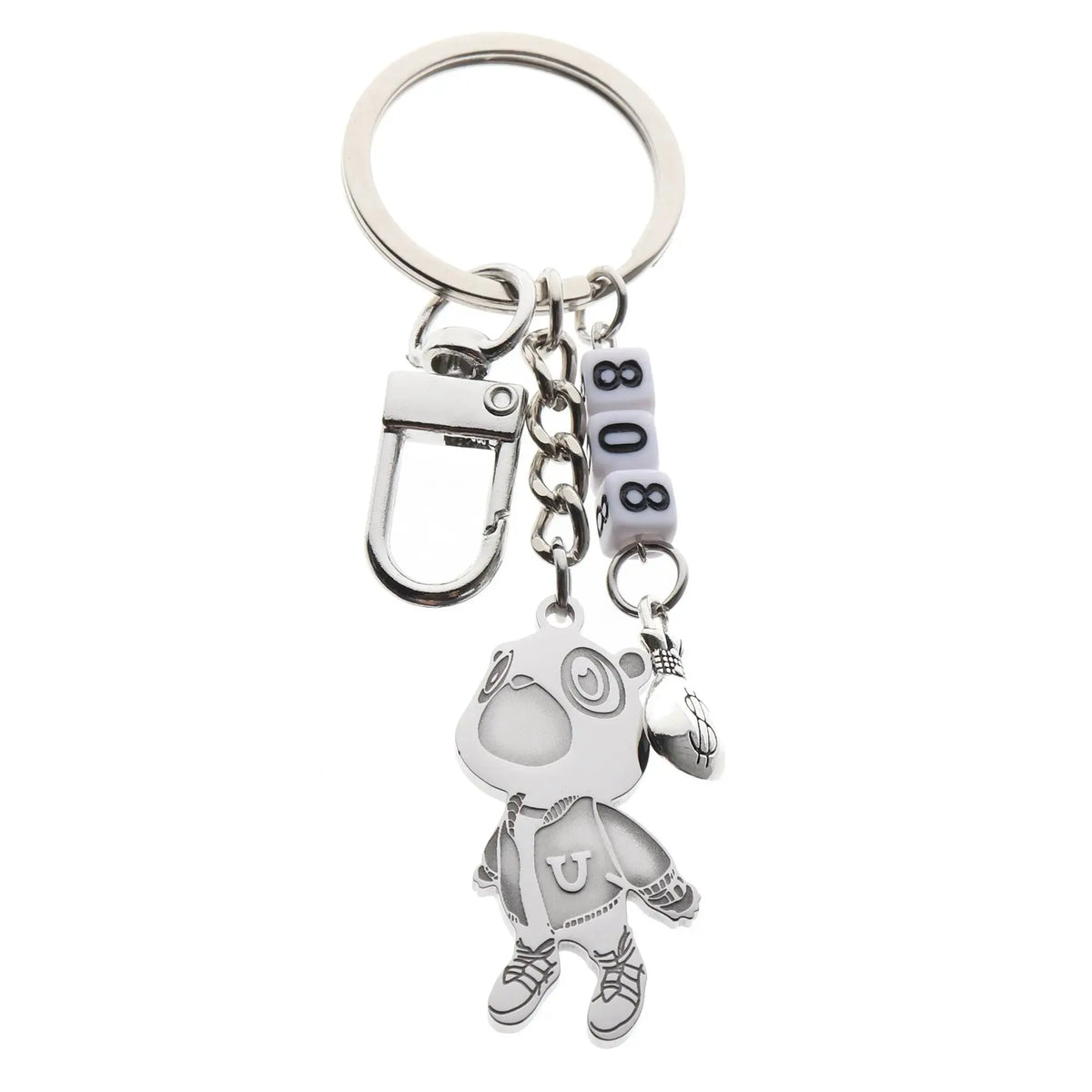Graduation Keychain Gift - Stainless Steel Bear Accessory by TED
