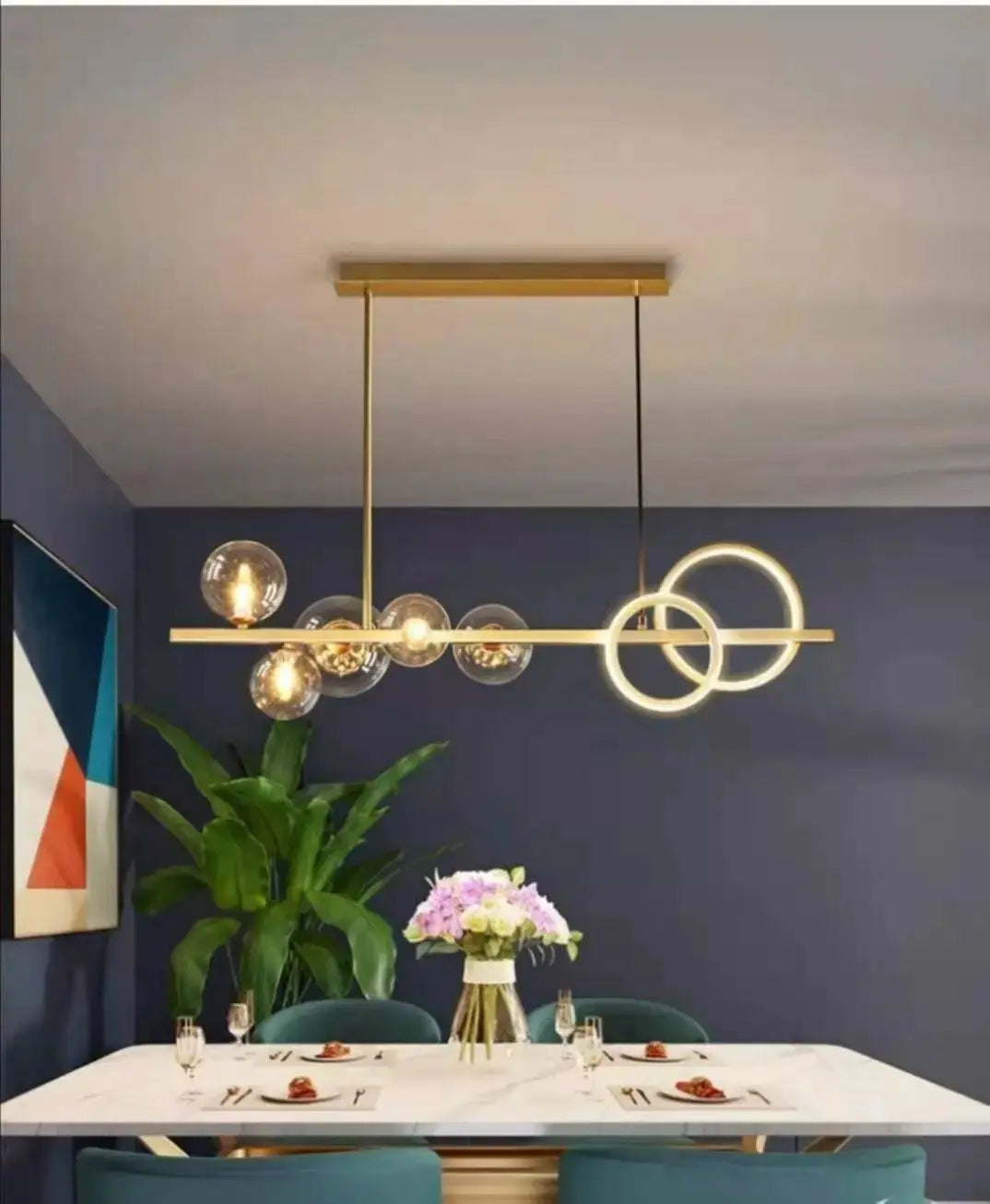 Designer Bubble Ball Chandelier for Dining Room by TED