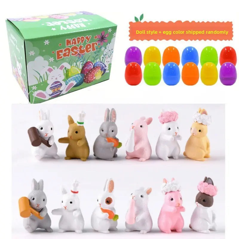 Easter Surprise Eggs with Hidden Toys for Children