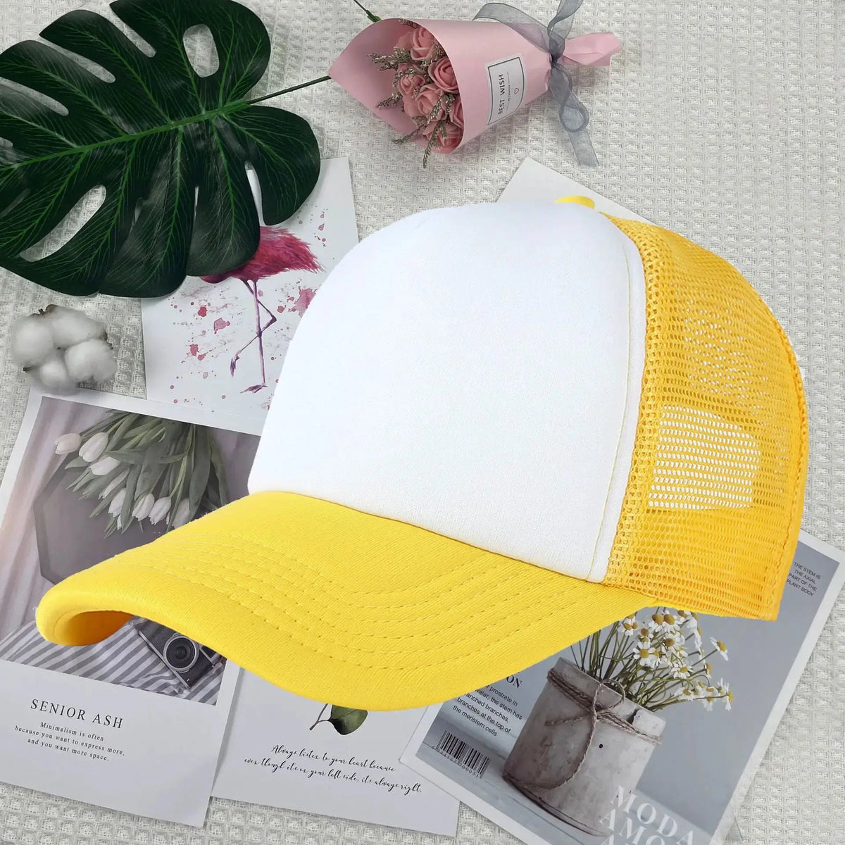 Personalized Breathable Mesh Sun Hat | Custom Embroidered Unisex Outdoor Cap by TED