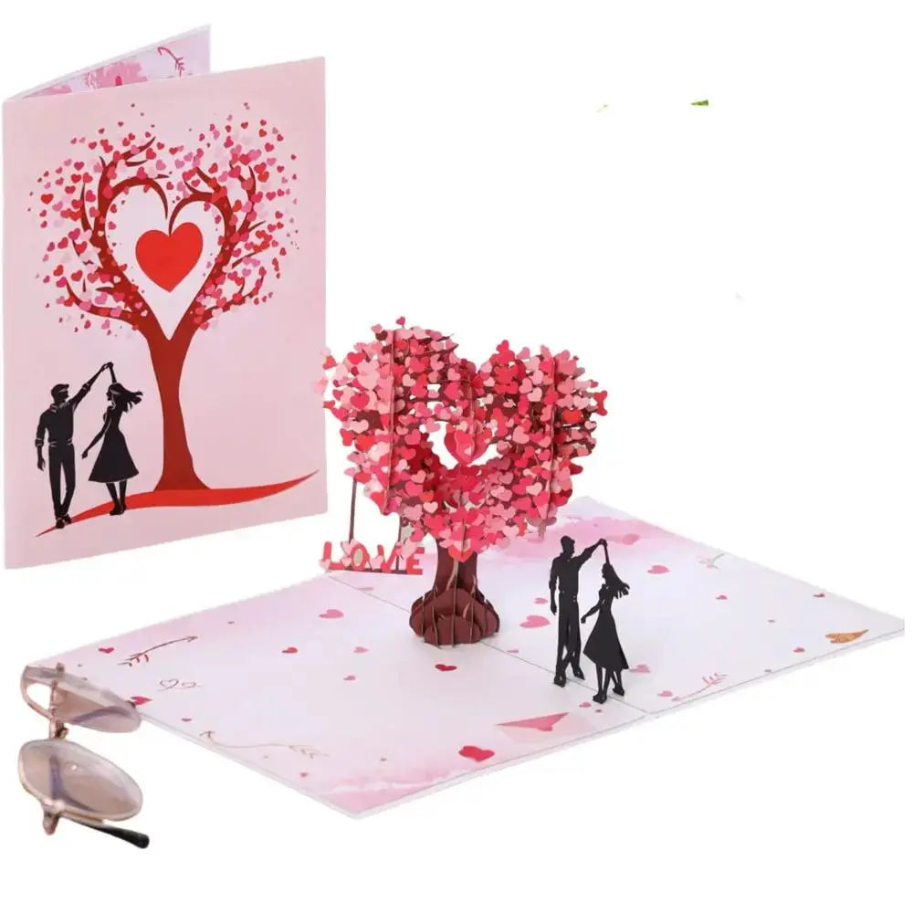 3D Anniversary Greeting Card for Couples and Keepsakes by TED
