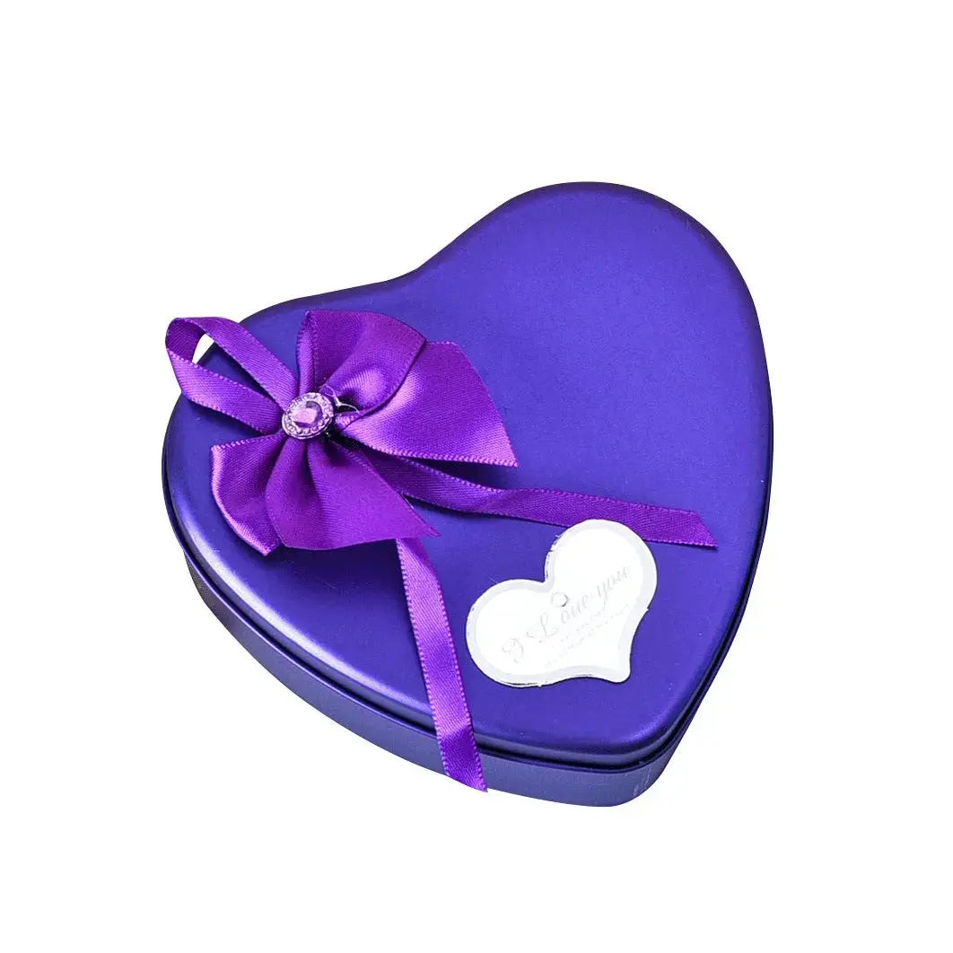Valentine’s Day Soap Flower Rose Bear Gift Box | Heart-Shaped Bouquet by EPR