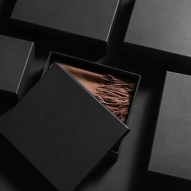 Luxury Black Jewelry Gift Box & Gift Bag | Celestial Star Design Packaging for Earrings, Rings, Lipstick & Graduation Gifts by EPR