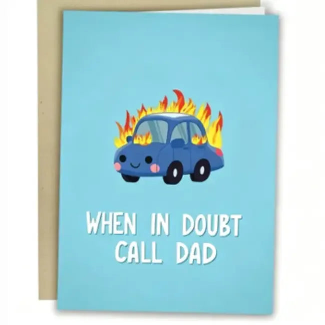Funny Fathers Day Cards - Humorous Greeting Card Set by TED