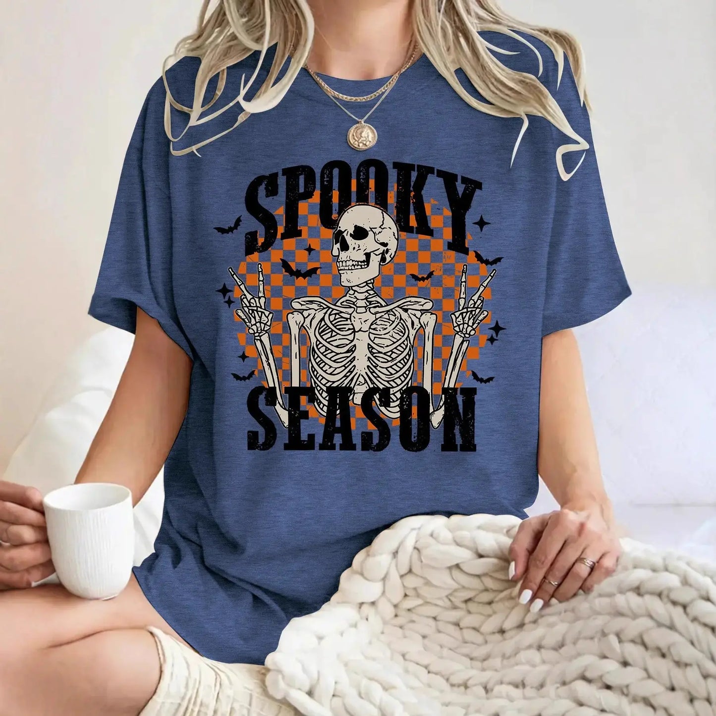 Women’s Stylish Halloween Graphic T-Shirt for Women - Spooky Tee by EPR