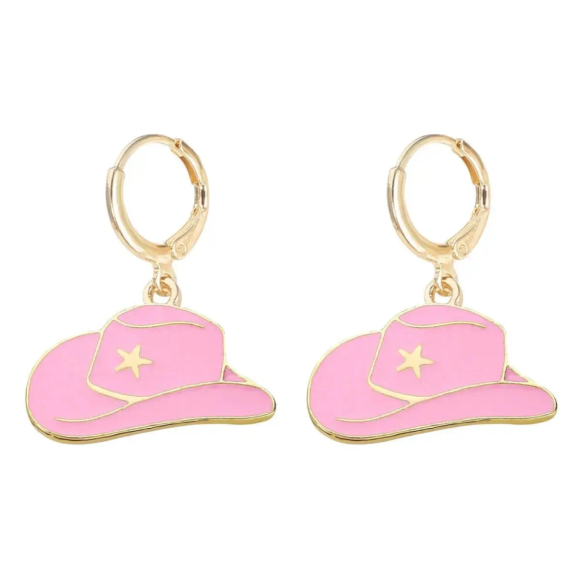 Western Cowgirl Heart Earrings | Cowboy Hat & Boots Valentine’s Earrings by EPR