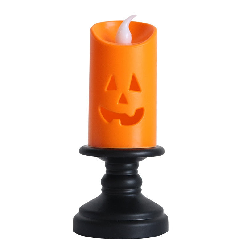 LED Halloween Candle Light | Flameless Spooky Decorative Lantern - Cherished Harbor Gifts