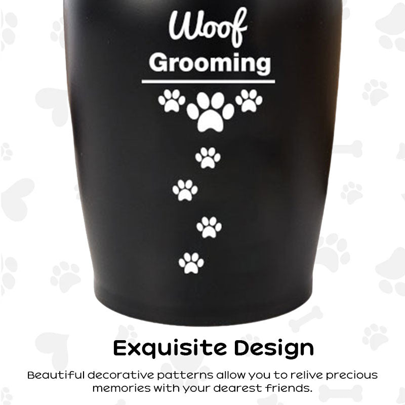 Stainless Steel Pet Urn for Small Pet Ashes - Cherished Harbor Gifts