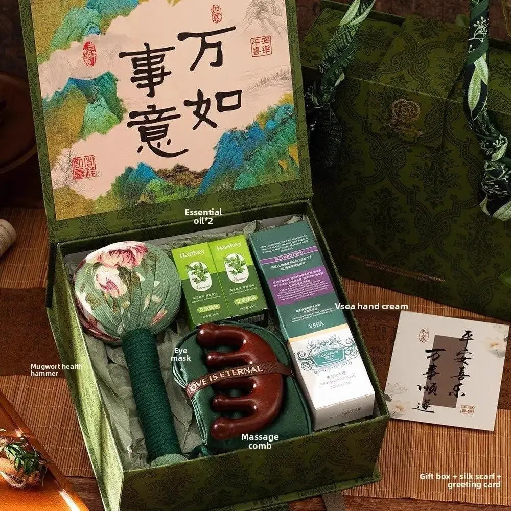Oriental Beech Wood Wellness Gift Set for Relaxation by TED