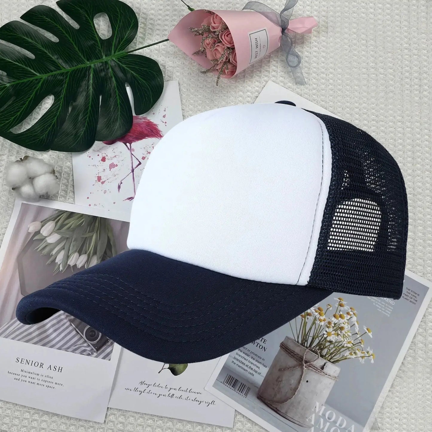 Personalized Breathable Mesh Sun Hat | Custom Embroidered Unisex Outdoor Cap by TED