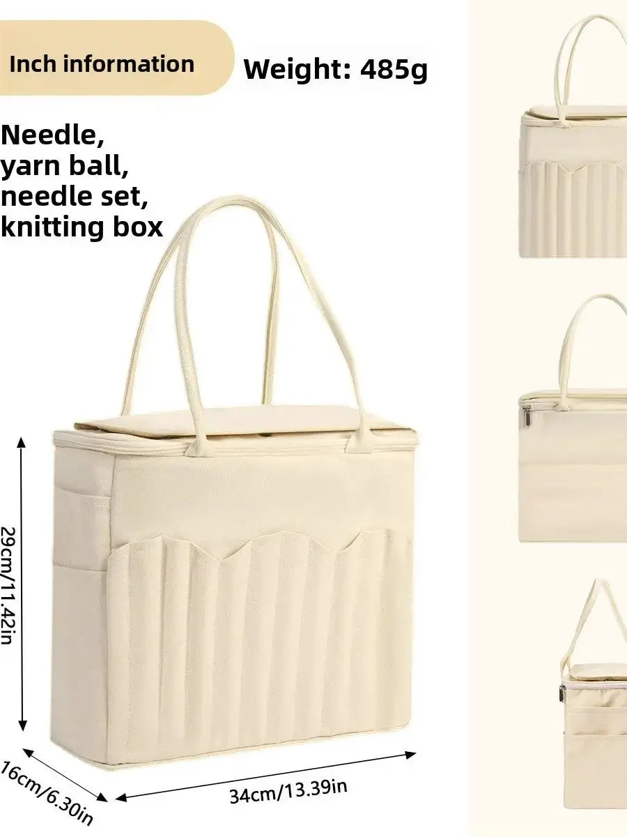 Knitting Yarn Storage Bag | Portable Crochet & Craft Organizer by TED