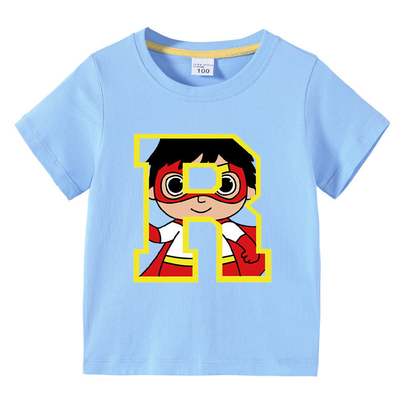 Cartoon T Shirts Kids - Unisex Cotton Summer Tee Ages 1-12 - Cherished Harbor Gifts
