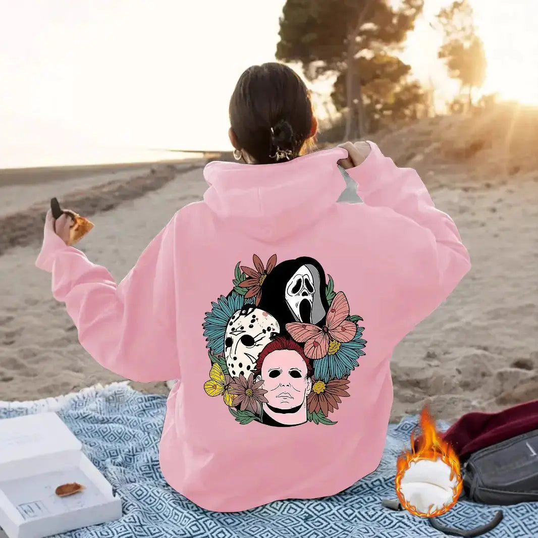 Women’s Cozy Halloween Gifts: Women’s Oversized Graphic Hoodie by EPR