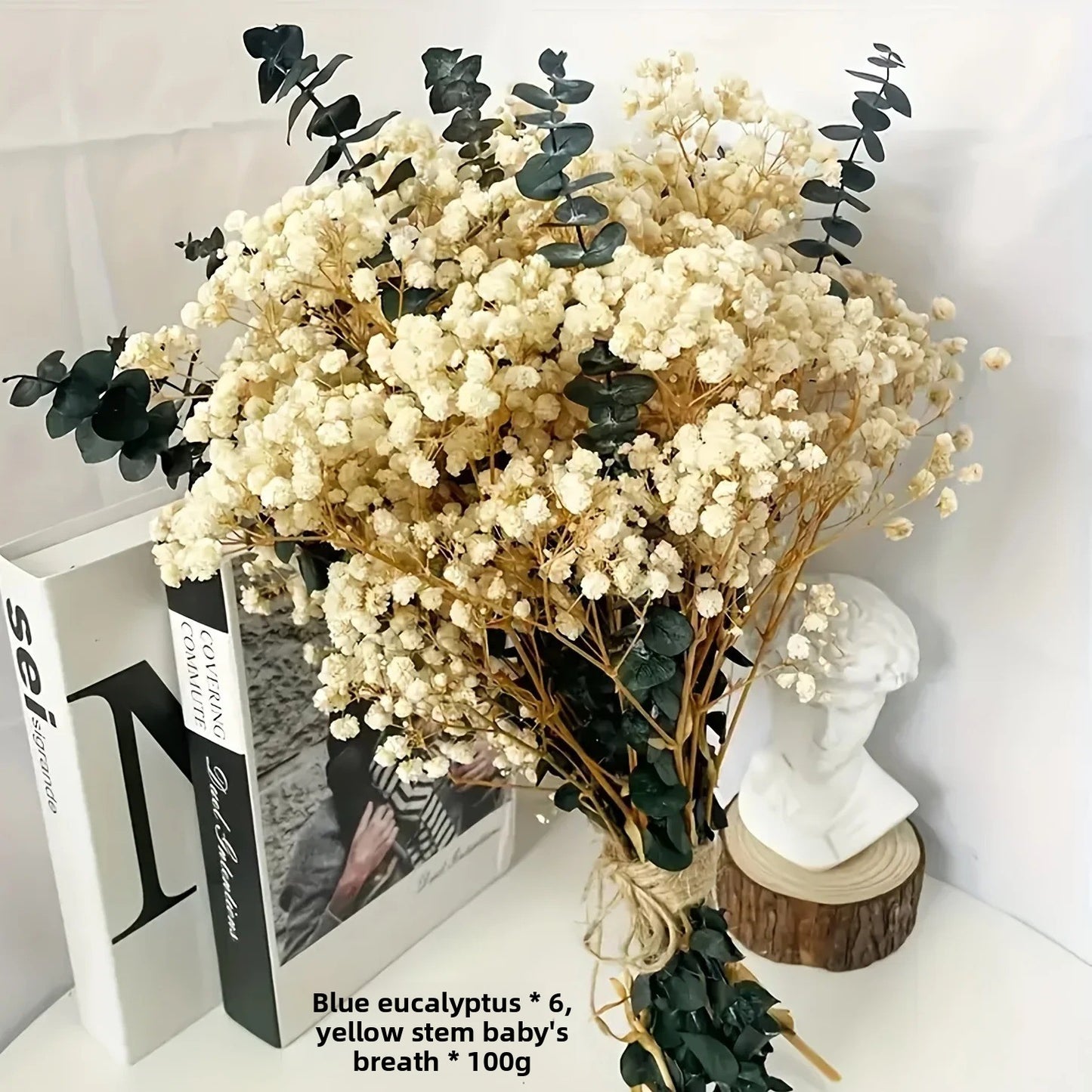 Natural Dried Flower Bouquet for Home and Wedding Decor - Cherished Harbor Gifts