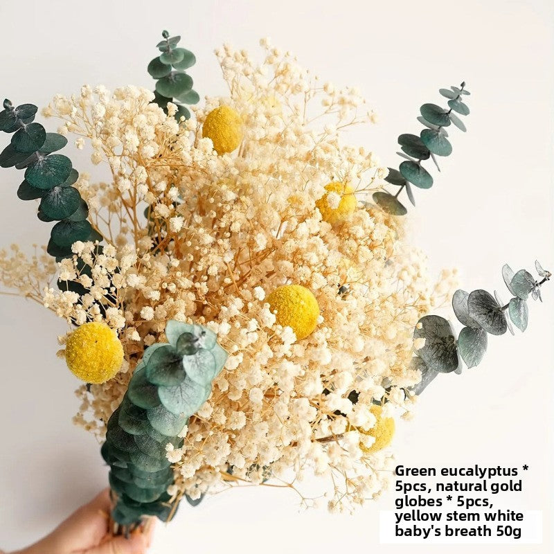 Natural Dried Flower Bouquet for Home and Wedding Decor - Cherished Harbor Gifts