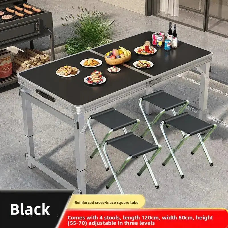 Small folding dining table and chairs by TED