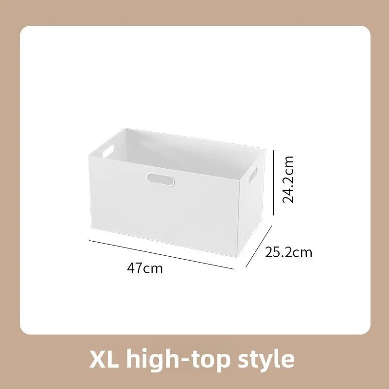 Stackable Plastic Storage Box with Lid | 12L Modular Home Organizer by TED