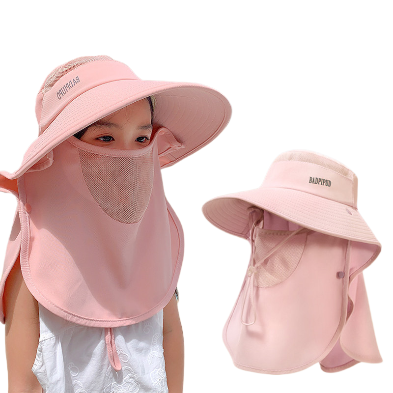 UV Protection Kids Hat - Wide Brim Cotton Summer Hat - Cherished Harbor Gifts