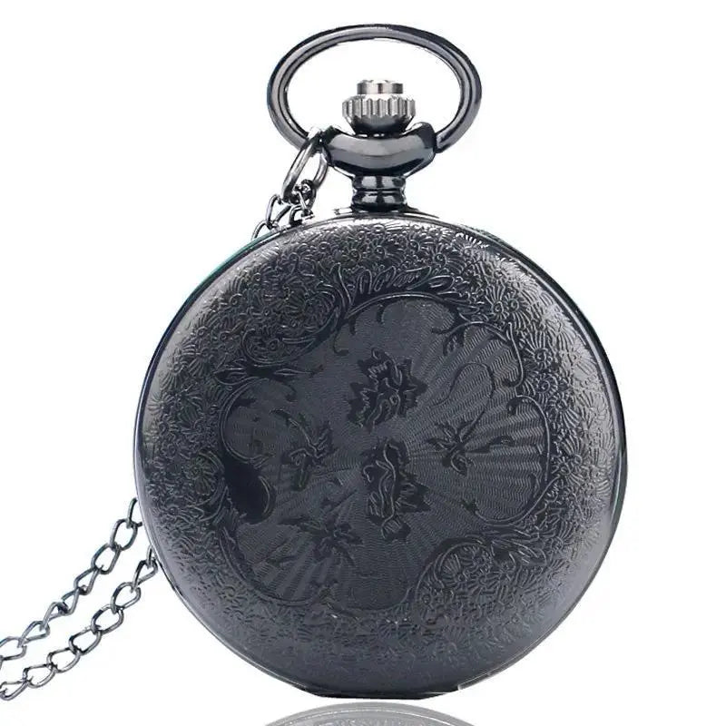 Vintage Roman Numeral Pocket Watch with Chain | Father’s Day Gift by EPR