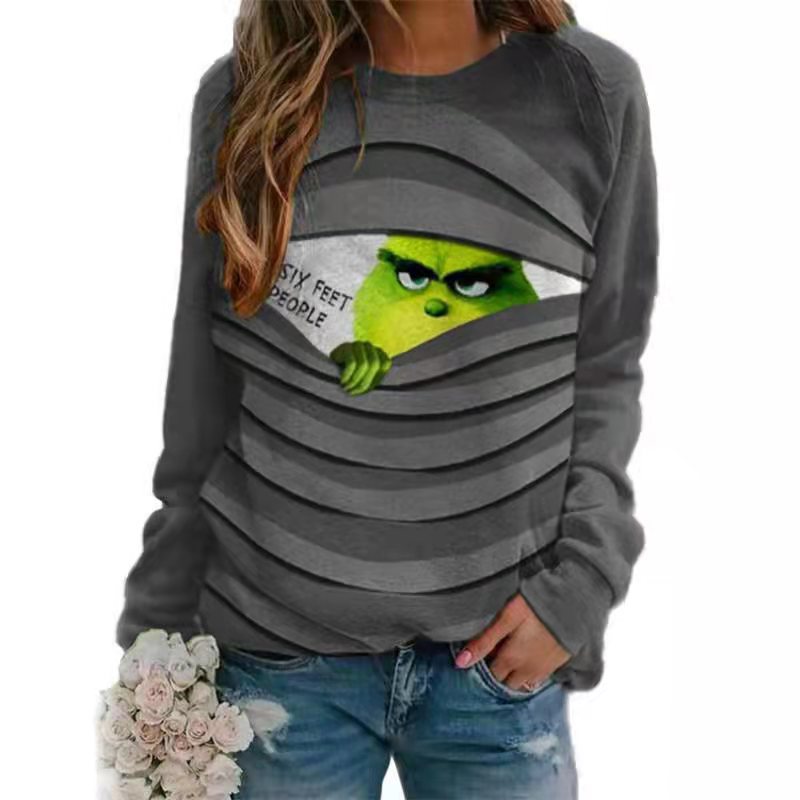 Funny Christmas Sweatshirt for Men - Holiday Cartoon Style - Cherished Harbor Gifts