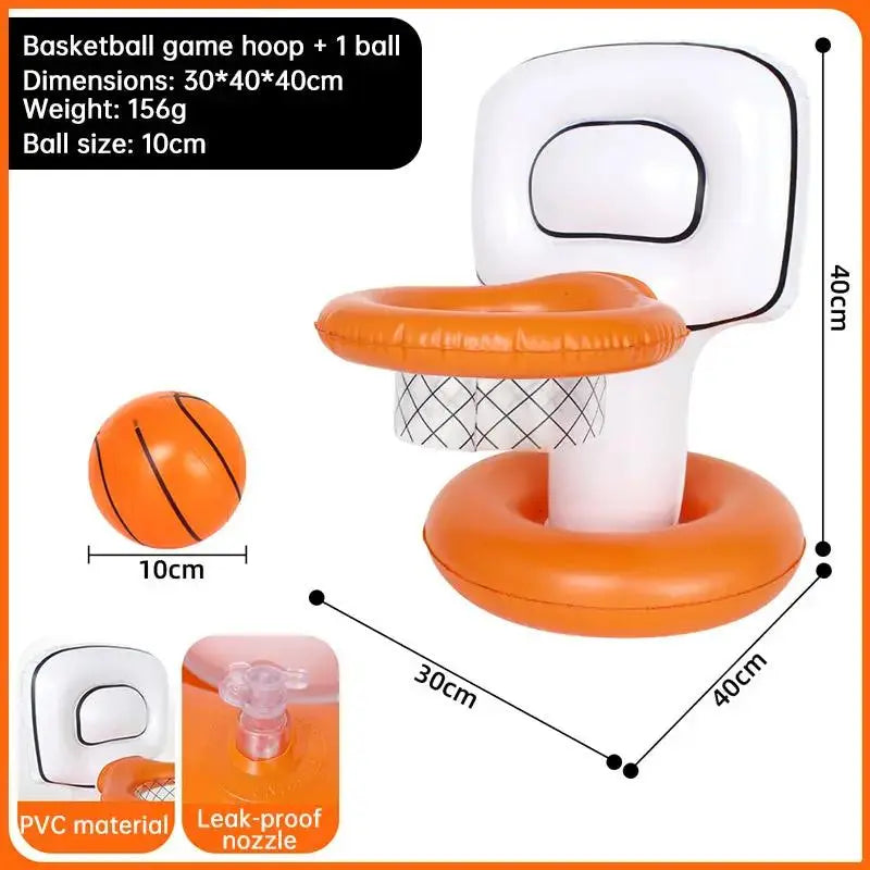 Inflatable Pool Basketball Hoop for Kids | Summer Water Game by EPR