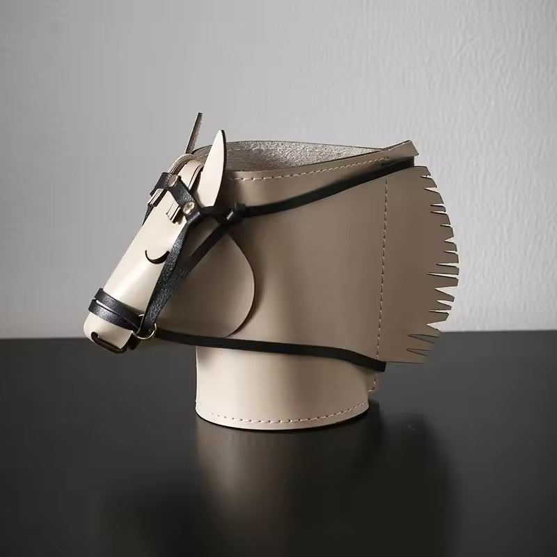 Leather Jewelry Organizer for Makeup and Desk Storage - Cherished Harbor Gifts